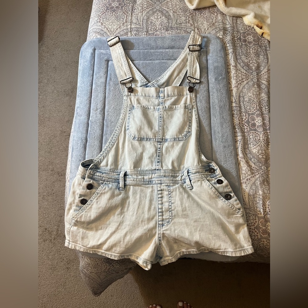 Jean Short Overalls